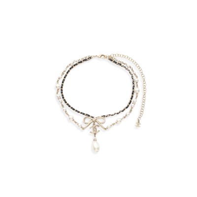 CHANEL COCO MARK RIBBON CHOKER ACCESSORY FOR 